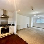 Modern open-plan kitchen and living room interior