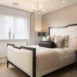 Modern luxury bedroom with elegant decor